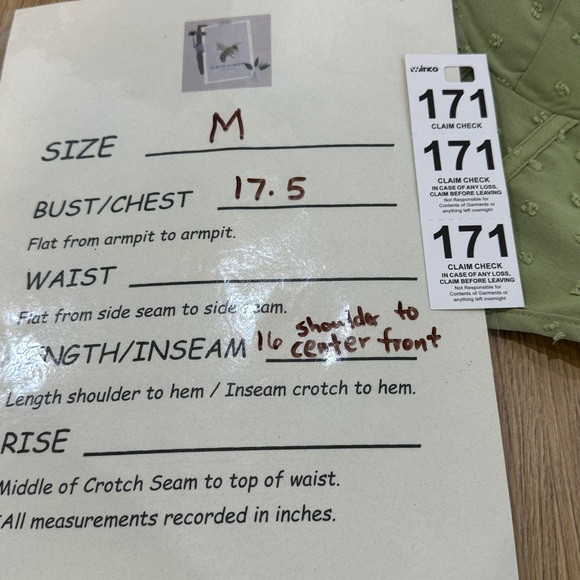 CIDER Corset Top Size M NEW Green Swiss Dot MSRP$22 - Picture 5 of 5